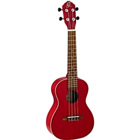 Resim Ortega Rufire RUFIRE Concert Ukulele (Red Satin) 
