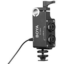 Resim Boya BY-MA2 Çift Kanallı XLR Mikrofon Ses Mikseri 