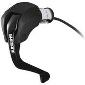 Resim Shimano Ultegra DI2 ST-R8060 2 Vites TT Bisiklet Sol Vites-Fren Kolu Siyah 