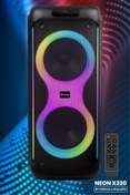 Resim GoldMaster Neon X320 DJ BOX Bluetooth Hoparlör 