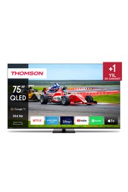 Resim Thomson 75QG7C14 75" 190 Ekran Uydu Alıcılı 4K Ultra HD Google QLED Pro TV 