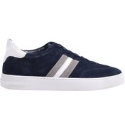 Resim Fabrika Lacivert Erkek Deri Sneaker SAMCHE 