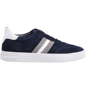 Resim Fabrika Lacivert Erkek Deri Sneaker SAMCHE 