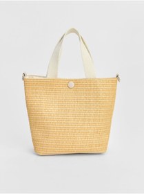Resim LC Waikiki LCW ACCESSORIES Hasır Görünümlü Askılı Kız Çocuk Omuz Çantası 