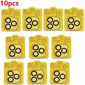 Resim 10 adet Kamera Lens Filmi için iPhone 16 Tam Cam Film, iPhone 11 15 12 13 14 16 Pro Max Mobil Telefon Lens Koruma 