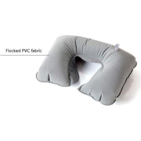 Resim IşıkTicarett Gri Oto Seyahat Yastığı Araç Şişme Yolculuk Yastığı Şişme Yastık - Gri - 1 adet 