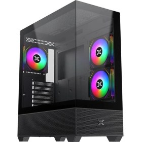 Resim Peri Store Xıgmatek Alphard Siyah Odın Iı 3X12CM Rgb Fanlı 750W 80PLUS E-Atx Kasa 
