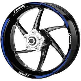 Resim Deeb N-Max Jant Şeridi Reflektif Mavi Beyaz Model S 