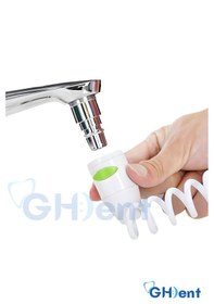 Resim Ghdent SH16 6 Başlıklı Fırçalı & Tek Gözlü Tazyikli BPA Free & FDA Kriterli Hibrit Manuel Ağız Duşu 