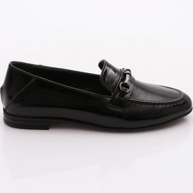 Resim Dgn 506 Kadin Loafer Ayakkabi Siyah 