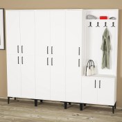 Resim Kalender Dekor Rose-1-3-4-4 Portmanto Vestiyer Ayakkabılık RS01 