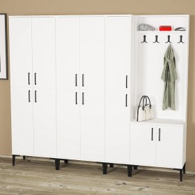 Resim Kalender Dekor Rose-1-3-4-4 Portmanto Vestiyer Ayakkabılık RS01 