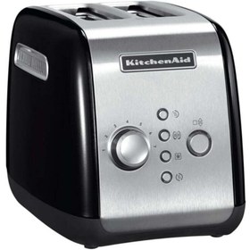 Resim KitchenAid 5KMT221EOB Onyx Black İkili Ekmek Kızartma Makinesi Yetkili Bayiden / Orjinal / Faturalı / Garantili / Sıfır Paket