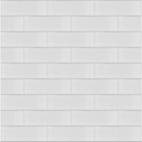 Resim Armada Çini 7x21 Cm Düz Beyaz Çini Seramik 