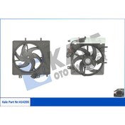 Resim KALE ZENGEZUR FAN MOTORU DAVLUMBAZLI 207 06 1007 05 C2 03 C3 02 1.4-1.4 16V-1.6 16V 250W-335mm 