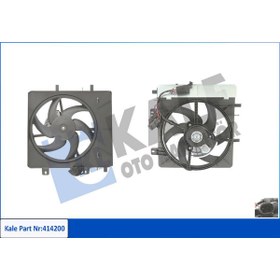 Resim KALE ZENGEZUR FAN MOTORU DAVLUMBAZLI 207 06 1007 05 C2 03 C3 02 1.4-1.4 16V-1.6 16V 250W-335mm 