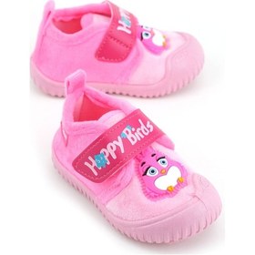 Resim Gezer Kışlık Cırtlı Ayarlanabilir Rahat Taban Happy Birds Bebe Kız Panduf Ayakkabı Ga2kbm.03364.00.y61.b42 Fuşya 