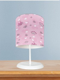 Resim Mekta Home Bebek Ve Çocuk Odası Sesekli Kelebek Desenli Abajur 