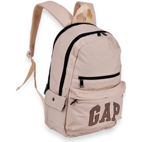 Resim Gap Çift Bölme Sırt Çantası Krem 12851 Krem - Krem 