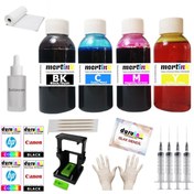 Resim Mertink Hp Deskjet 2710-2721-305 Yazıcı Kartuş Dolum Seti 4x100ml 4 Renkli Mürekkep 