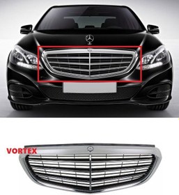 Resim Mercedes W212 Ön Panjur (Exclusive) 2013 Sonrası Uyumlu 