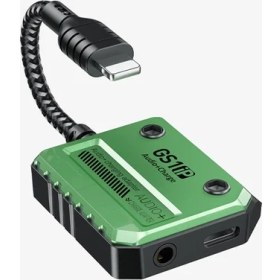 Resim Plextone Gs1 iPhone Mıknatıslı Lightning To 3.5mm Kulaklık + 30W Hızlı Şarj Adaptörü 