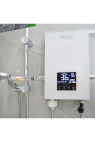 Resim shofbi Akıllı Dijital Sıcaklık Ayarlı Şofben Sh-3B BEYAZ 