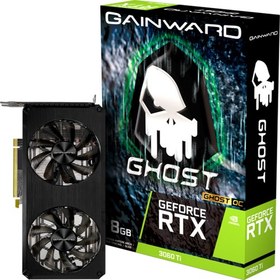 Resim GAINWARD GHOST RTX3060TI LHR 8GB GDDR6 256 BİT EKRAN KARTI NE6306T019P2-190AB 