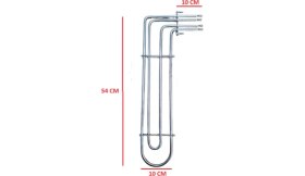 Resim Konveksiyonel Fırın Rezistansı 2*1500W L:54CM M4 (R2022) 