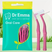 Resim 20 adet Dr. Emma Diş Arası Fırça İpi Seçenekleri 0,7mm Naylon Kıllarla - Yetişkinler için Kokusuz Diş İpliği Seçenekleri, Ergonomik Tutuş, Braketler & Dar Alanlar İçin Seyahat Dostu Ağız Hijyen Araçları, Canlı Sap Tasarımı, Kaliteli Ambalaj Tasarımı 