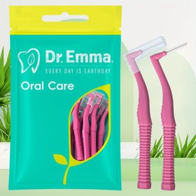 Resim 20 adet Dr. Emma Diş Arası Fırça İpi Seçenekleri 0,7mm Naylon Kıllarla - Yetişkinler için Kokusuz Diş İpliği Seçenekleri, Ergonomik Tutuş, Braketler & Dar Alanlar İçin Seyahat Dostu Ağız Hijyen Araçları, Canlı Sap Tasarımı, Kaliteli Ambalaj Tasarımı 