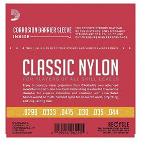 Resim D'Addario EJ27N 4/4 Normal Tension Klasik Gitar Teli 