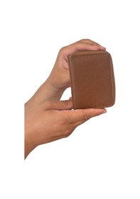 Resim Premium Serisi Lüks Deri Özel Üretim Dikey Fermuarlı Erkek Cüzdanı Çok Renkli 