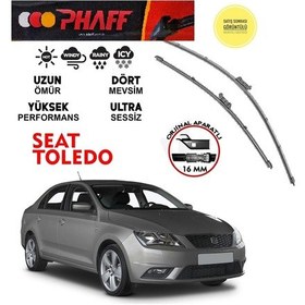 Resim Seat Toledo Cam Silecek Seti 2016 Model Araca Özel Aparat 
