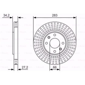 Resim Citroen Ds4 1.6 Vti 120 2011-2015 Bosch Ön Fren Diski 