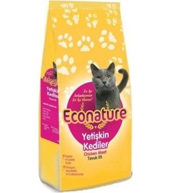 Resim Econature Tavuklu Yetişkin Kedi Maması 1 KG 