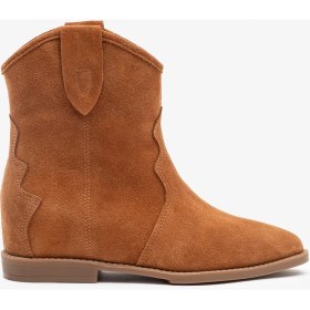 Resim Louis Cardy Concus Taba Süet Deri Kadın Gizli Topuk Bot 