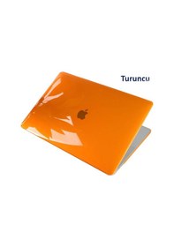 Resim Apple Uyumlu MacBook Pro 13inç Kılıf M1-m2, Kristal Type-c'li Model A2338 A2289 A2251 A1706-08 A1989 A2159 İle Turuncu 