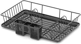 Resim Geseus Home Tek Katlı Tabaklık Bulaşıklık Mat Siyah KB003S 