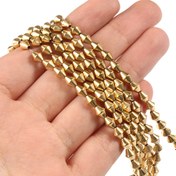 Resim TANANTA 6x4mm Altın Hematit Bikon Beads, Taş El Sanatları Bead Assortments DIY Takılar için, Renk Tutma, Bileklikler, Kolyeler, Zarif Charm'lar ve Moda Beading Aksesuarları için İdeal 
