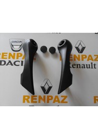 Resim Megane 2 Ön Kapı İç Çekme Kolçağı Takımı 7701475316 - 7701475315 