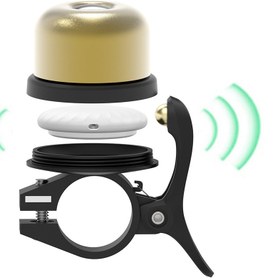 Resim Micflip P20 Akıllı Takip Cihazlı Bisiklet Zili Gold 