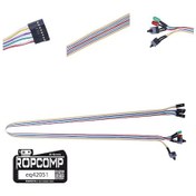 Resim Ropcomp Power, Reset Butonu, Hdd Işlem Led Işıklı Pc Atx Kablo 