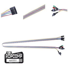 Resim Ropcomp Power, Reset Butonu, Hdd Işlem Led Işıklı Pc Atx Kablo 