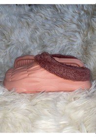 Resim Akınal Bella Ortopedik Ultra Yumuşak Yünlü Unisex Ev Terliği Somon 