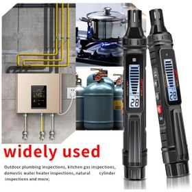 Resim Saatistan Yanıcı Gaz Kaçak Dedektörü, Seviye Alarm, Güvenlik ve İzleme Cihazı 