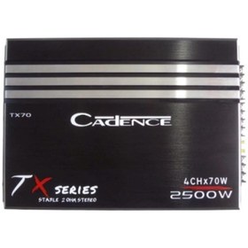 Resim Cadence Tx70 2500w 4 Kanal Oto Amfi 