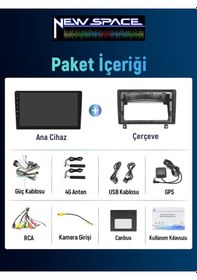 Resim Opel Astra H Android 6gb Ram 128gb Rom 8 Çekirdek Carplay Multimedya 