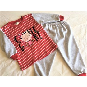 Resim MEMOCAN Cute Girl Baskılı Bebek Pijama Takımı 6 Ay - 12 Ay - 18 Ay - 24 Ay 