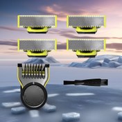 Resim 3/4/5/6 Paket Tıraş Bıçağı ve Sakal Kesici, Fırça, Elektrikli Tıraş Aksesuarları QP2515/20/30, QP2620/30, QP2834, QP6510/20/30/31 için - Kokusuz, Pil Gerektirmez, Erkek Bakımı için İdeal, Bakım Aksesuarları | Modern Tasarım | Dayanıklı Yapı, Tıraş Aksesuarları 
